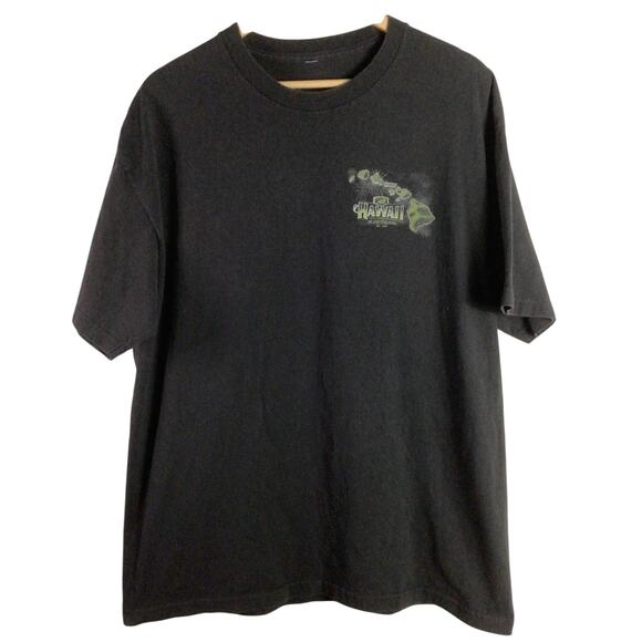 Vintage Hawaii Island map Paradise T Shirt Gray XL - Picture 3 of 4